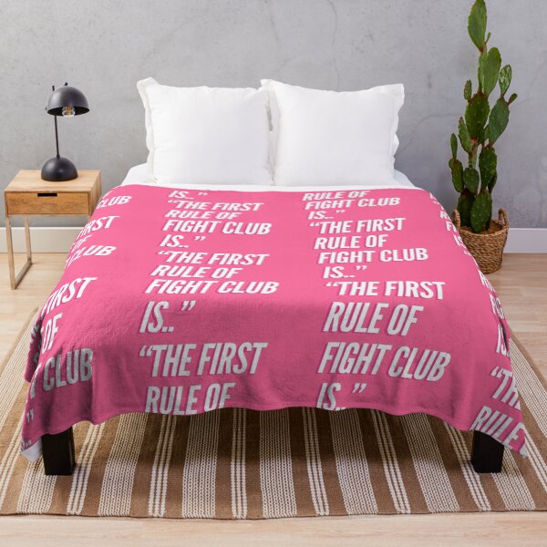 Item preview, Fight Club quote, Tyler Durden, The First Rule of Fight Club is.. designed and sold by Spencer Holdsworth.