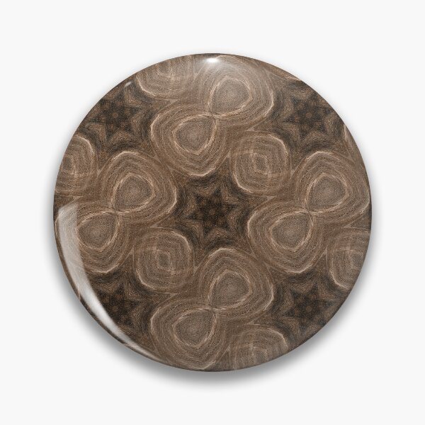 Item preview, Decorative Floral Pattern in Chocolate designed and sold by Artistestella.
