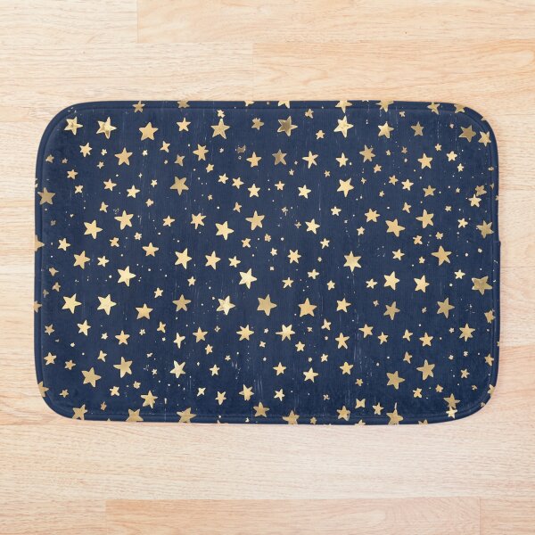 Item preview, Golden Stars on Midnight Blue designed and sold by BeNoOne.