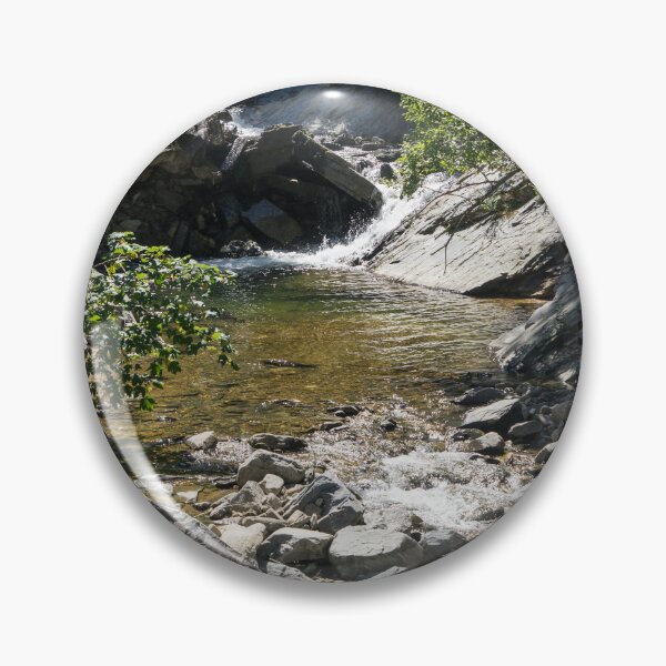 Item preview, Cascading Mountain Stream with Forested Banks designed and sold by Georgia Mizuleva.