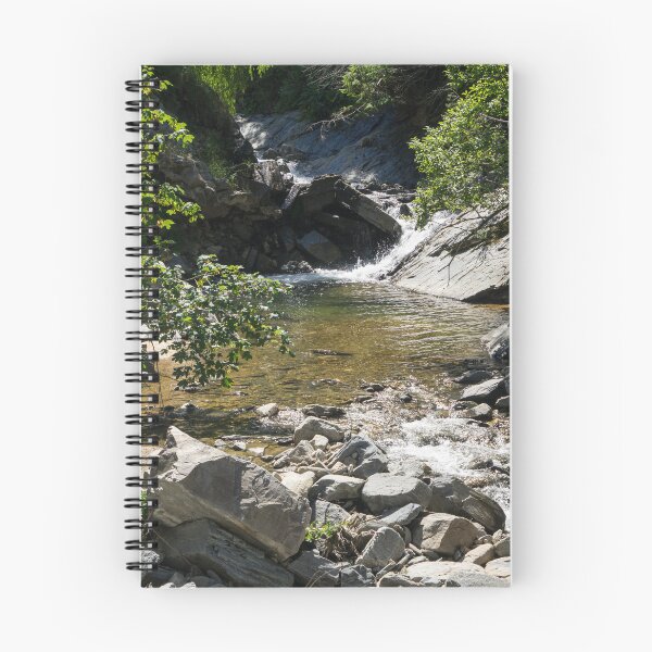 Item preview, Cascading Mountain Stream with Forested Banks designed and sold by Georgia Mizuleva.