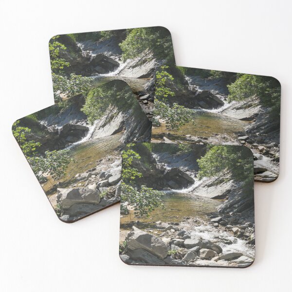 Item preview, Cascading Mountain Stream with Forested Banks designed and sold by Georgia Mizuleva.