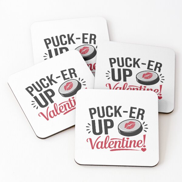 Item preview, Puck-er up Ice Hockey Valentines day Funny designed and sold by tmerchtrends.
