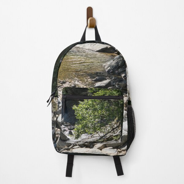 Item preview, Cascading Mountain Stream with Forested Banks designed and sold by Georgia Mizuleva.