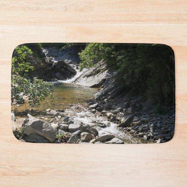Item preview, Cascading Mountain Stream with Forested Banks designed and sold by Georgia Mizuleva.