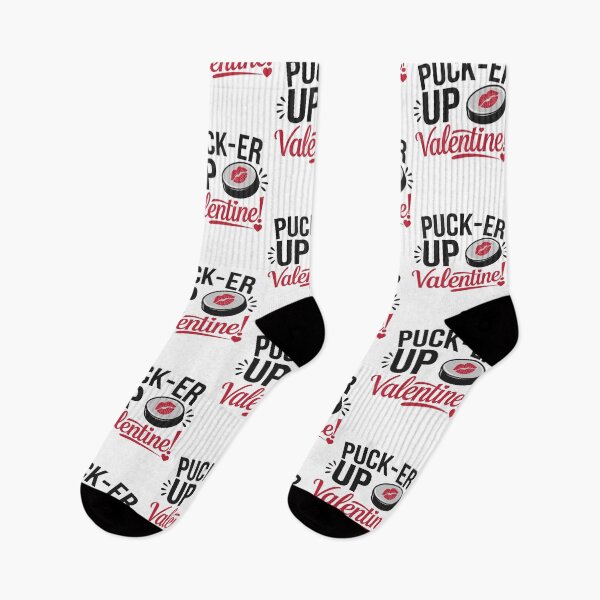 Item preview, Puck-er up Ice Hockey Valentines day Funny designed and sold by tmerchtrends.