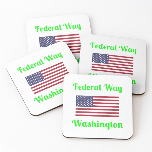 Item preview, Federal Way Washington state - Stylish Prints, designed and sold by Fleetwood1994.
