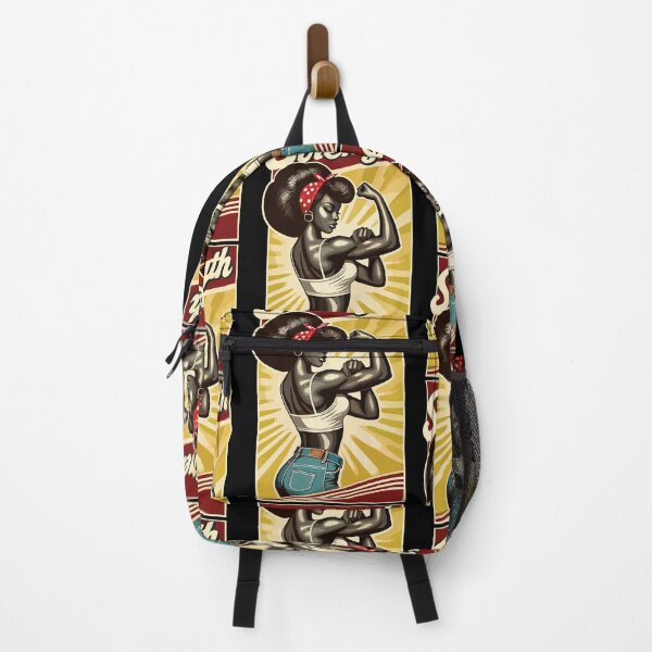 Item preview, Strength strong black woman rockabilly retro gift designed and sold by Pineapple-Tree.