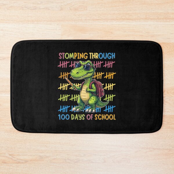 Item preview, Stomping Through 100 Days of School - Fun Dinosaur Design designed and sold by MotivaChic.