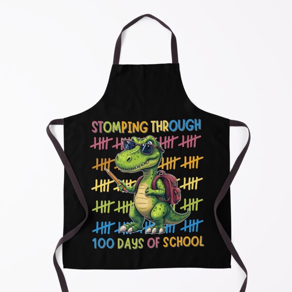 Item preview, Stomping Through 100 Days of School - Fun Dinosaur Design designed and sold by MotivaChic.