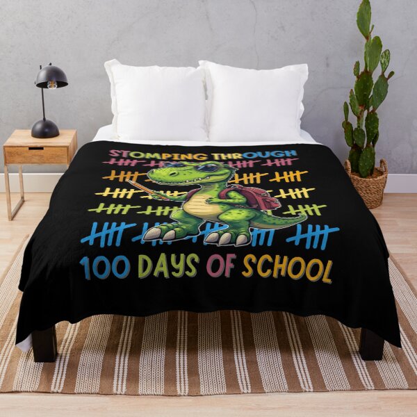 Item preview, Stomping Through 100 Days of School - Fun Dinosaur Design designed and sold by MotivaChic.