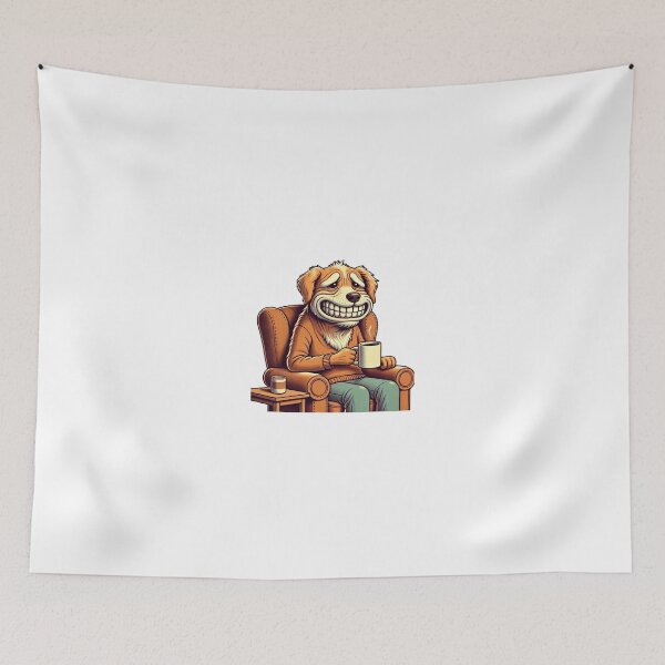 Item preview, Hide the pain Harold, dog edition designed and sold by WildWaveStylez.
