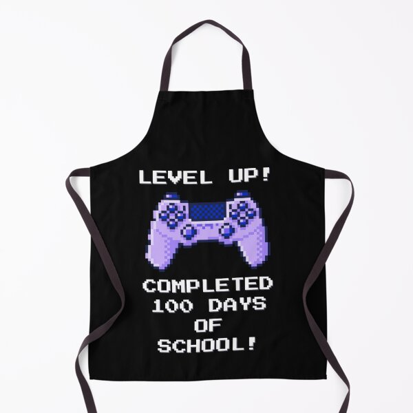 Item preview, Level Up! Completed 100 Days of School - Gaming Design designed and sold by MotivaChic.