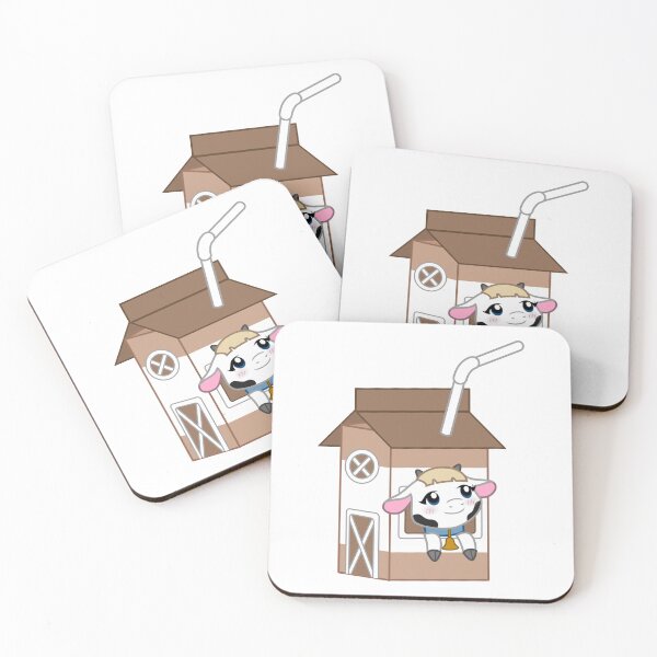 Item preview, Kawaii Chocolate Milk with Cow designed and sold by DesignsByHumbug.