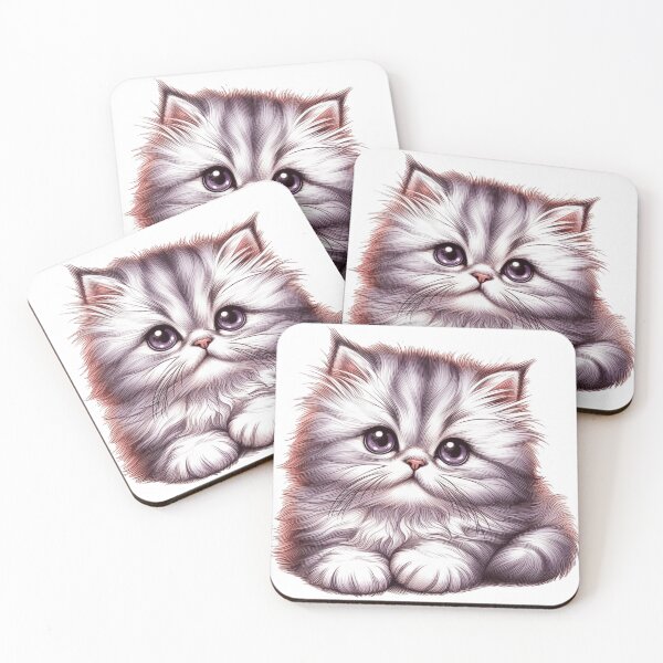 Item preview, Cute fluffy siberian kitten designed and sold by nicnacc.