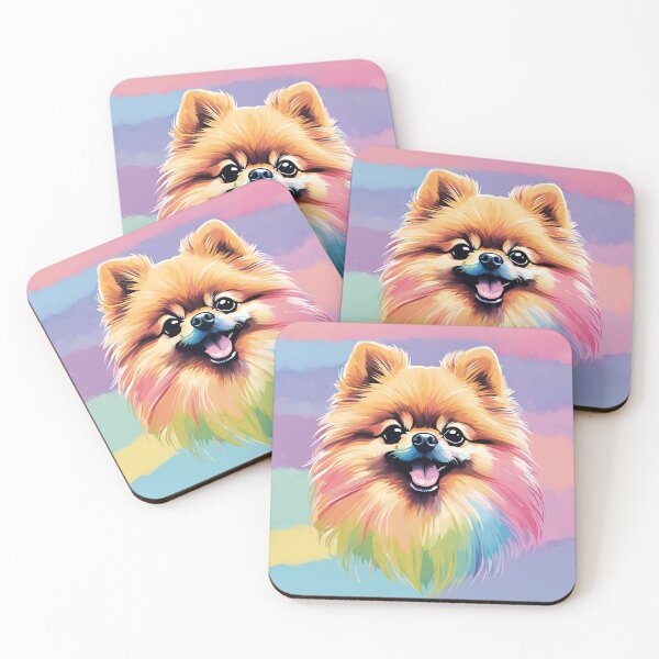 Item preview, Rainbow Pastel Pomeranian designed and sold by KaravanaLA.