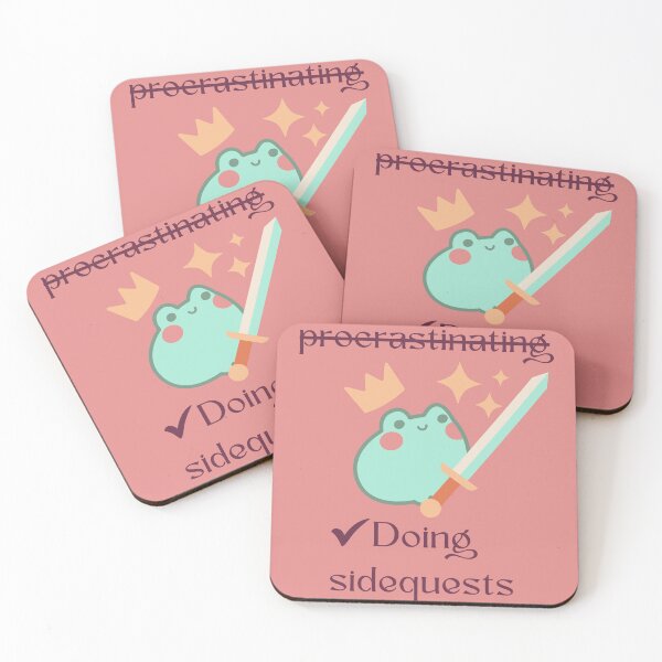 Item preview, Not Procrastinating - Doing sidequests! designed and sold by BookInhaler.