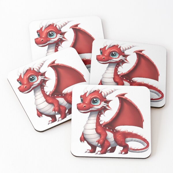 Artikelvorschau, Der entzückende kleine rote Drache entworfen und verkauft von ArtyRed.