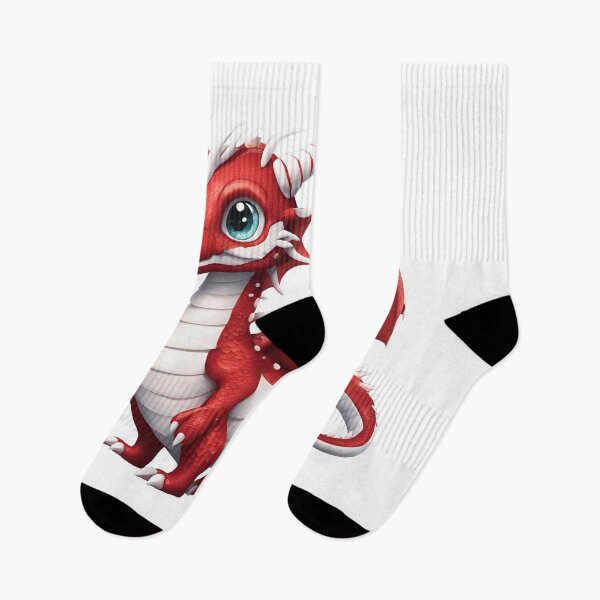 Item preview, The Adorable Little Red Dragon designed and sold by ArtyRed.