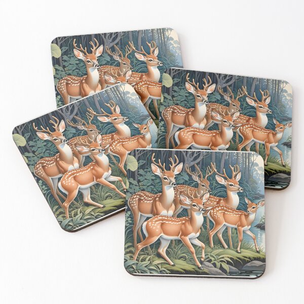 Item preview, Deer in the Forest designed and sold by Nira Dabush.