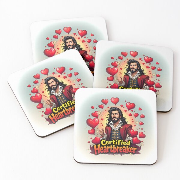 Item preview, DonJuan Certified Heartbreaker Romantic Comedy Character Illustration designed and sold by Vago.