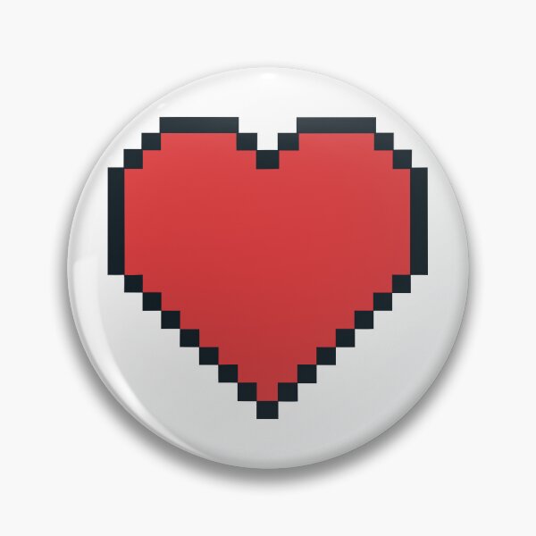 Item preview, Pixel art heart - For lovers of retro video games designed and sold by charlypicazo.