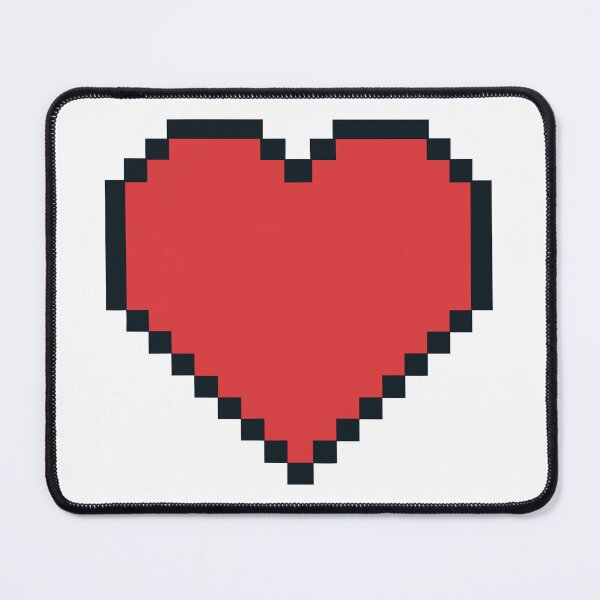 Item preview, Pixel art heart - For lovers of retro video games designed and sold by charlypicazo.
