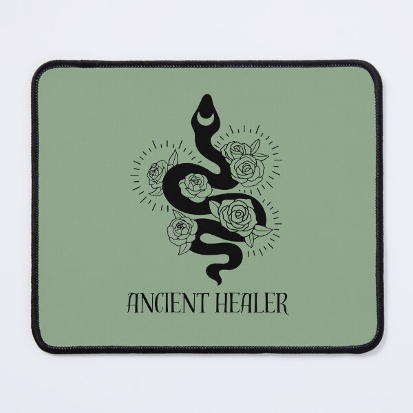 Item preview, Ancient Healer with Snake and Moon designed and sold by Goddess888.