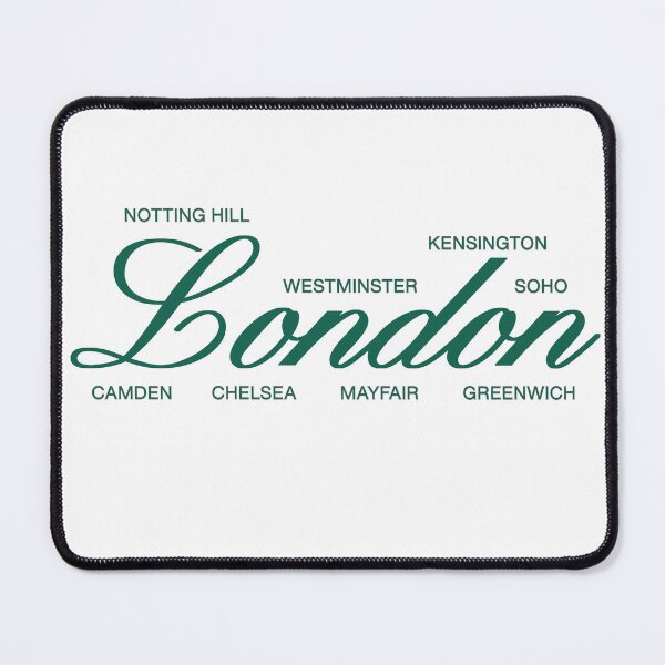 Item preview, Minimalist Typography Type Script Design - London England UK designed and sold by Rhu Creations.