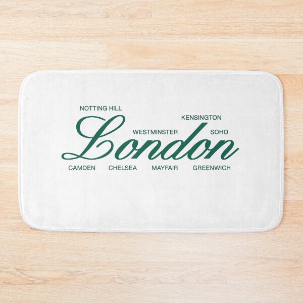 Item preview, Minimalist Typography Type Script Design - London England UK designed and sold by Rhu Creations.