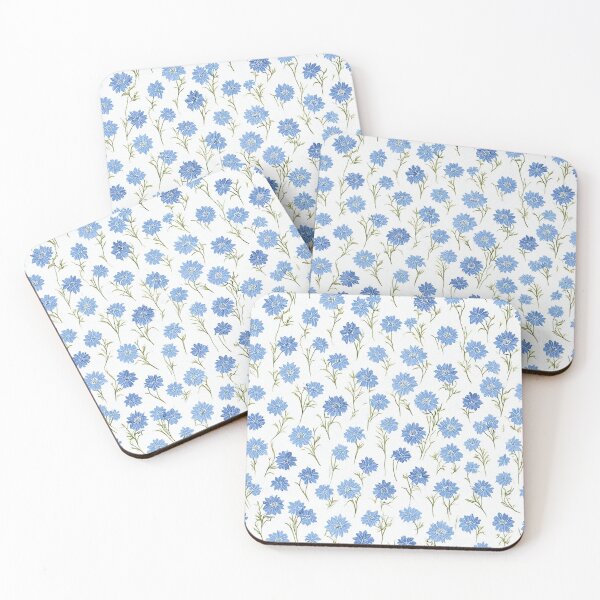 Item preview, Blue flowers pattern designed and sold by Creative_verse108.