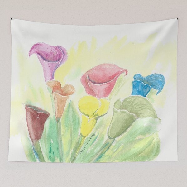 Item preview, Watercolor flower bouquet designed and sold by Alain DIVINE.