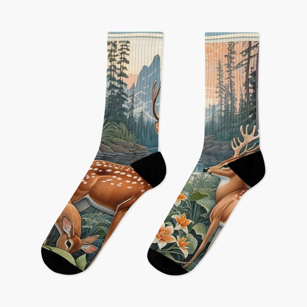 Item preview, Deer at Nature designed and sold by Nira Dabush.