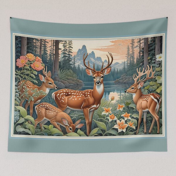Item preview, Deer at Nature designed and sold by Nira Dabush.
