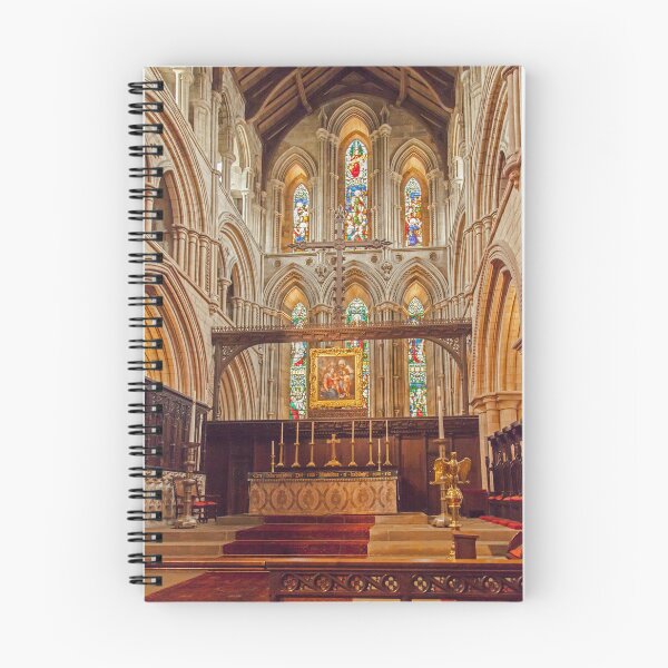 Item preview,  Majestic Hexham Abbey Interior with Stained Glass Windows designed and sold by David Patterson.