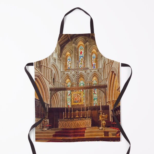 Item preview,  Majestic Hexham Abbey Interior with Stained Glass Windows designed and sold by David Patterson.