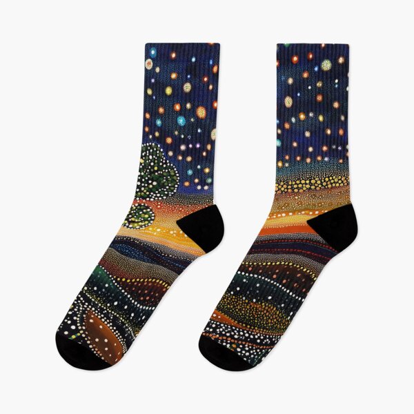 Item preview, Aboriginal Inspired Dot Art - Favorite Starry Night designed and sold by GrinGalore.