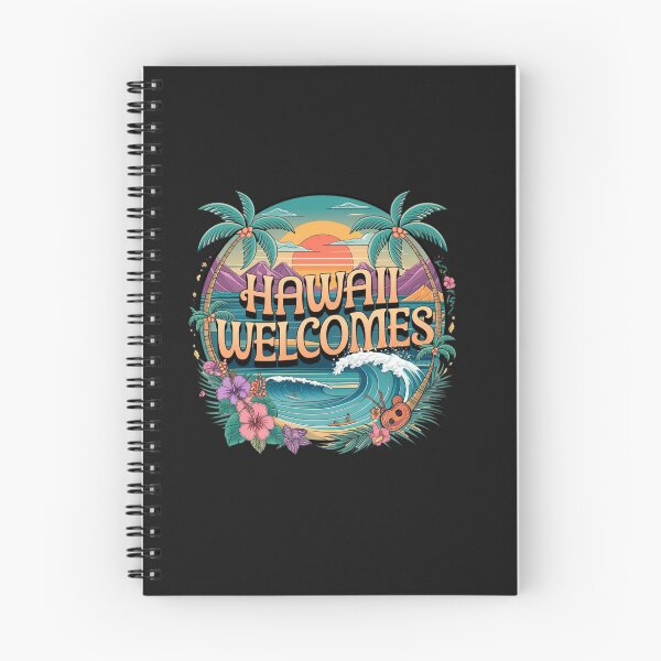 Item preview, Hawaii Welcomes Flag Map Honolulu, Waikiki, Mauna Kea designed and sold by AnimalsDH305.