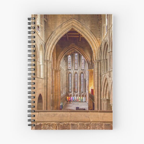 Item preview,  Majestic Hexham Abbey Interior with Stained Glass Windows designed and sold by David Patterson.