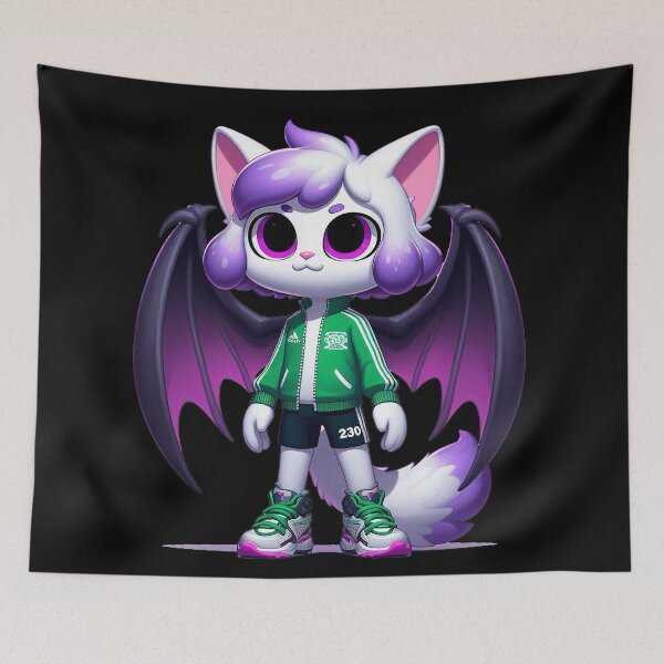 Item preview, Cute cartoon cat ShadowPaw Infernal Wings V15 designed and sold by Little-s.