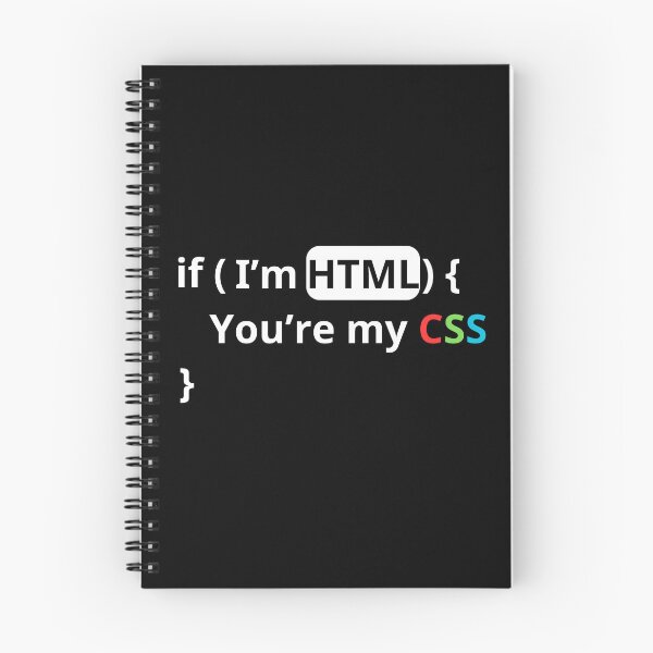 Item preview, You're my HTML's CSS 4 - Dark Color designed and sold by Programming Jokes.