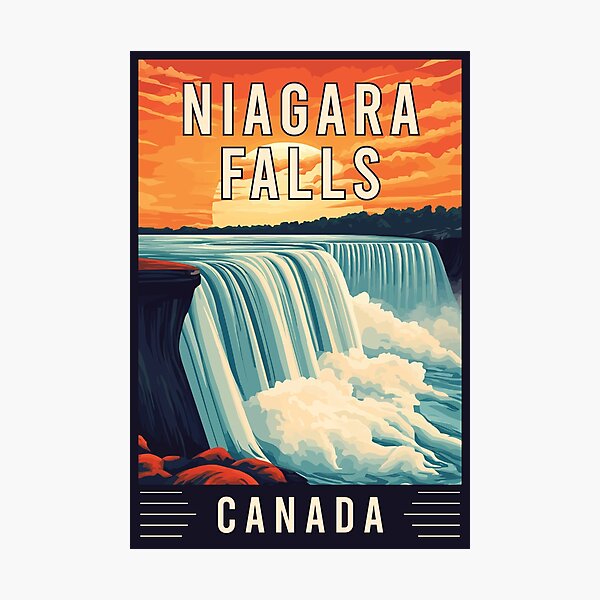Item preview, Experience Breathtaking Niagara Falls in Canada - Travel Art designed and sold by turtlestart.