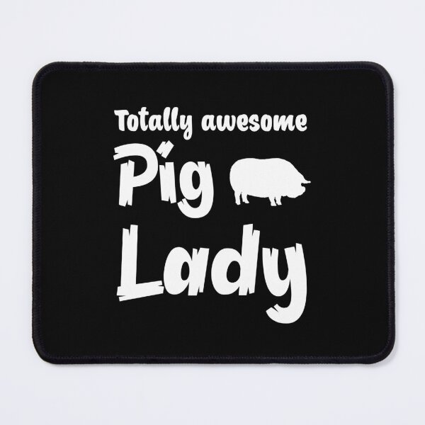 Item preview, Totally Awesome pig lady designed and sold by jazzydevil.