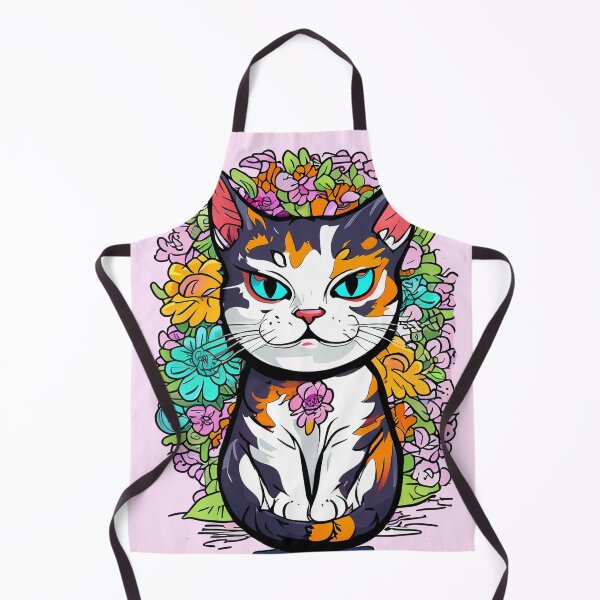 Item preview, Botanical Puss designed and sold by Nonsense and Relish.