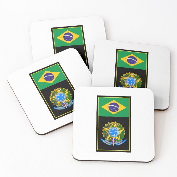 Item preview, Brazil Flag & Coat of arms designed and sold by adamst555.