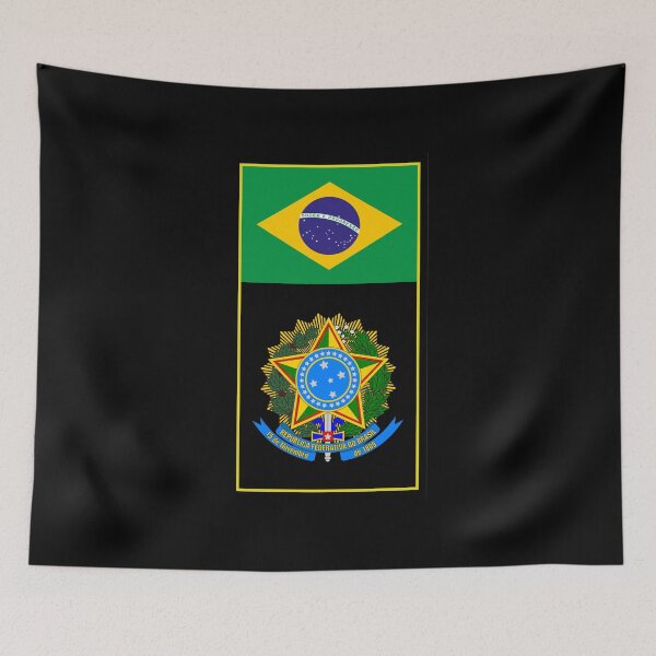 Item preview, Brazil Flag & Coat of arms designed and sold by adamst555.
