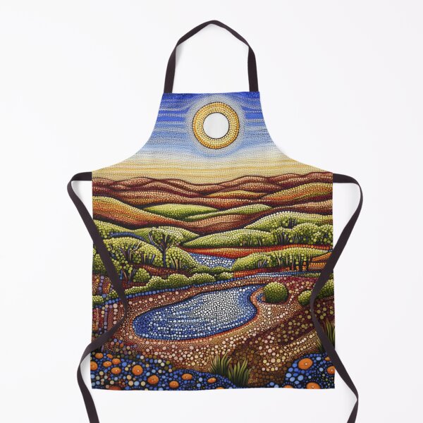 Item preview, AAboriginal Inspired Dot Art - Prairies designed and sold by GrinGalore.