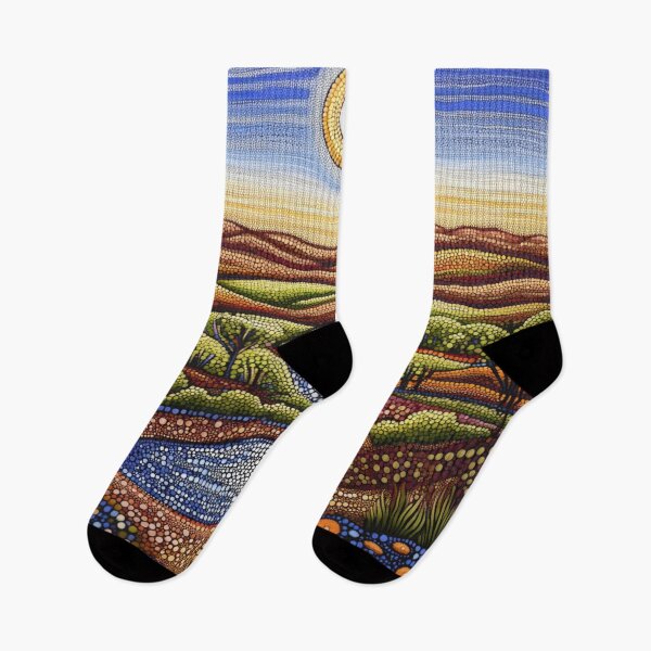 Item preview, AAboriginal Inspired Dot Art - Prairies designed and sold by GrinGalore.