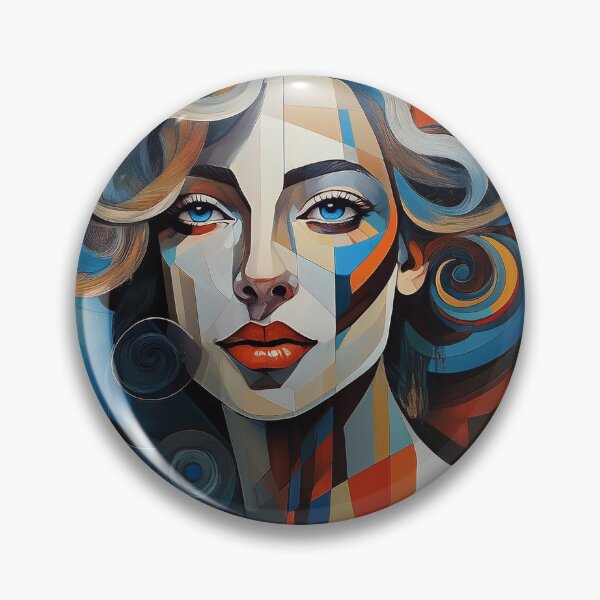 Item preview, Goddess Cubism Portrait of a Woman designed and sold by Boxing Kangaroo Retail Company.