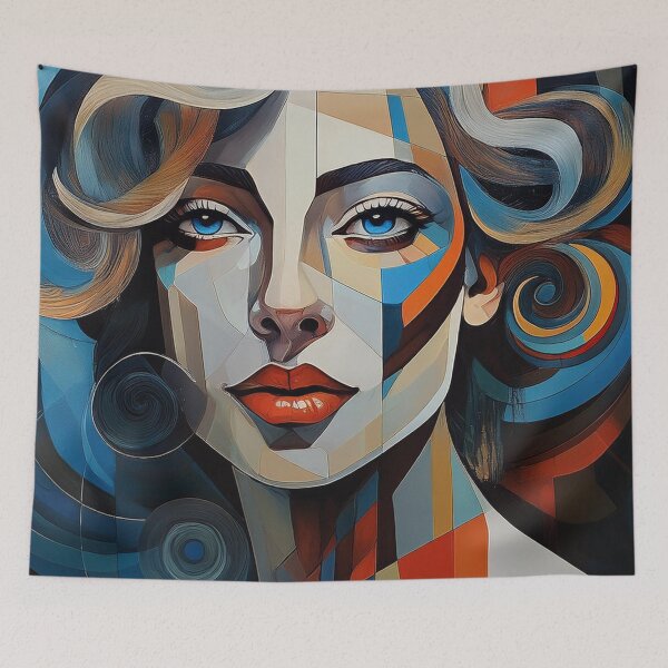 Item preview, Goddess Cubism Portrait of a Woman designed and sold by Boxing Kangaroo Retail Company.